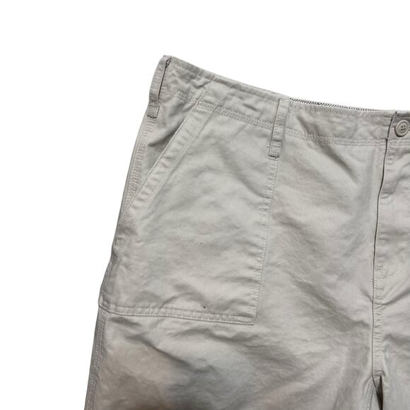 Tommy‎ Hilfiger Mens Shorts 44 Beige Cotton Raw Hem Utility Chino Casual Preppy - Picture 5 of 7